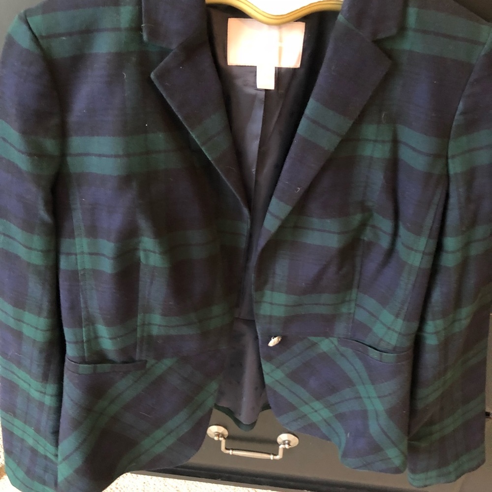 J Crew Plaid Blazer